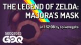 The Legend of Zelda: Majora's Mask by spikevegeta in 1:52:08 – Summer Games Done Quick 2023