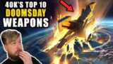 The Most POWERFUL Weapons In Warhammer 40K Lore