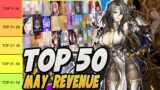 The Top 50 Mobile Gacha Games Global Revenue & Downloads Tier List For May 2023 ! [Gacha Revenue]