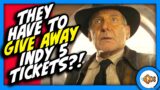 They Have to GIVE AWAY Free Tickets to Indiana Jones 5?!