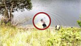 This Drone Made a Terrifying Discovery After Spotting This in the Middle of a Lake