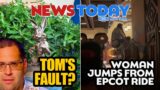 Tom Blamed for Removal of Br'er Rabbit from Disney Park, Woman Jumps Off EPCOT Ride