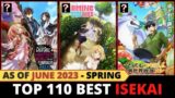 Top 110 Best ISEKAI of All Time (as of JUNE 2023)