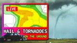 Tornado and Gorilla Hail Chase in Texas/OK