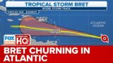 Tropical Storm Bret Churning In Atlantic, Will Impact Caribbean Islands Near Hurricane Strength