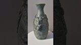 Vintage Hand Made Terracotta Pottery Jug Figural Elephant Head Motif Urn Vase