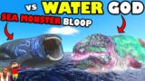 WATER GOD vs SEA MONSTER BLOOP UNDEFEATED SHINCHAN and CHOP in ANIMAL REVOLT BATTLE SIMULAOR