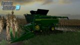 WORKING WITH JOHN DEERE X9 1100 | FARMING SIMULATOR 23 NEUBRUNN