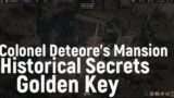Wartales Colonel Deteore's Mansion, Historical Secrets, Golden Key, how to find