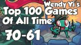 Wendy's Top 100 Games of All Time: 70-61