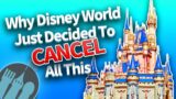 Why Disney World Just Decided to CANCEL All This