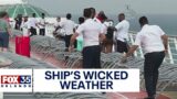 Wicked weather causes chaos on cruise ship