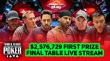 World Series of Poker 2023 | $100,000 High Roller Final Table