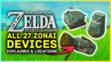 Zelda Tears Of The Kingdom All 27 Zonai Devices Explained and Dispenser Locations Build Guide