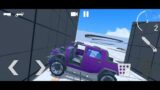 car Crash Simulation Accident 2023 | Death Mountain | Stairs | Beam drive
