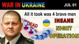 01 Jul: AGAINST ALL ODDS. 4 Ukrainian Fighters PULL OFF AN UNBELIEVABLE OPERATION | War in Ukraine