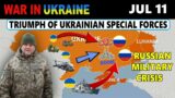 11 Jul: Russian Facilities Identified | Major Crisis in the Russian Military