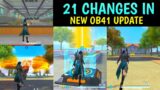 21 CHANGES IN NEW OB41 UPDATE | ADVANCE SERVER – GARENA FREE FIRE