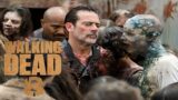 Amidst the chaos of the zombie apocalypse, humans clashed in a war. TWD 8