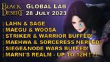 BDO | Class Balance Update – Siege&Node Wars Buffed – Dekhia's Lantern | G.Lab 28 July 2023 |