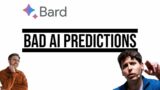 Bad AI Predictions: Bard Upgrade, 2 Years to AI Auto-Money, OpenAI Investigation and more