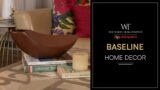 Baseline (Terracotta) Ceramic Home Decor | White Teak