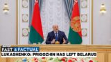 Belarus’ President Lukashenko says Wagner Chief Prigozhin is in Russia