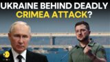 Blasts on Crimea Bridge kill two, threaten Russian war supply lines | Russia-Ukraine War LIVE | WION