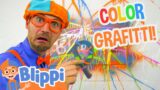 Blippi Learns Colors and How To Graffiti! | Blippi Full Episodes