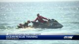 Boynton Beach Fire Rescue dive team conducts ocean rescue training