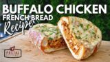 Buffalo Chicken Stuffed French Bread Sandwich Recipe