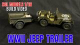 Building the Sol Models 1/16 Jeep Trailer WWII T3 trailer
