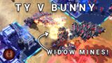 Bunny and TY play an EXCELLENT TvT Best-of-3 to avoid elimination in the GSL