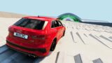 Cars vs Death Descent #23 BeamNG Drive Realistic Cars Crashes