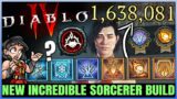 Diablo 4 – New Highest Damage Sorcerer Build – ONE SHOT INIFNITE MANA METEOR – Skills Gear Paragon!
