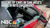 Dozens of cars in San Jose's Willow Glen neighborhood broken into overnight