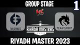 EG vs Team Spirit Game 1 | Bo2 | Group Stage Riyadh Masters 2023 | Spotnet Dota 2
