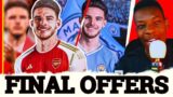 FINAL BIDS IMMINENT| Arsenal & Man city CLOSER To Declan Rice End Game |Arsenal News Now