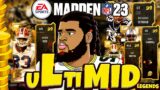 FINAL ULTIMATE LEGENDS MID! UPGRADING PACKERS THEME TEAM IN MADDEN 23 ULTIMATE TEAM!