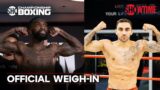 Frank Martin vs. Artem Harutyunyan: Official Weigh-In | SHOWTIME CHAMPIONSHIP BOXING