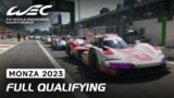 Full Qualifying Session I 2023 6 Hours of Monza I FIA WEC