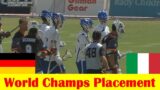 Germany vs Italy Lacrosse Highlights, 2023 World Lacrosse Championships Placement Game