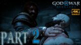 God of War Ragnarok: Walkthrough Part 2 – Clash of Titans Thor Boss Battle – NO COMMENTARY 4K