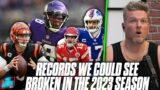 Here Are Some Of The NFL Records We Could See Broken In The 2023 Season | Pat McAfee Show