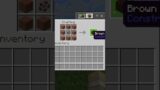 How To Make Brown Terracotta In Minecraft #Shorts