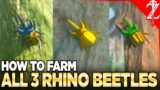 How to Farm Bladed, Rugged, & Energetic Rhino Beatles in Tears of the Kingdom