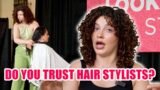 IT'S TIME WE ADDRESS THE LACK OF CURLY HAIR EDUCATION IN SALON (while I do my curly hair routine)