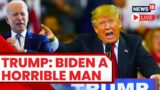 Joe Biden Is 'A Corrupt Horrible Man': Donald Trump | U.S News LIVE | Donald Trump Speech LIVE