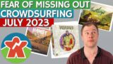 July 2023 Kickstarter Board Games – Fear of Missing Out X