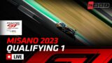 LIVE | Qualifying 1 | Misano | Fanatec GT World Challenge Europe Powered by AWS (English)